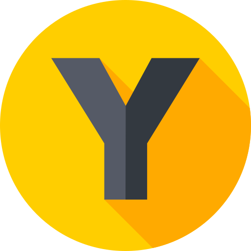 Y Flat Circular Flat icon