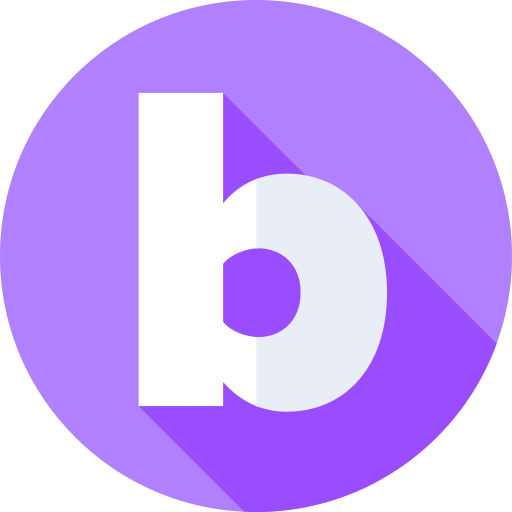 b. Flat Circular Flat icon