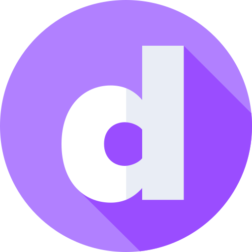 d Flat Circular Flat icon