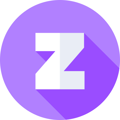 Z Flat Circular Flat icon