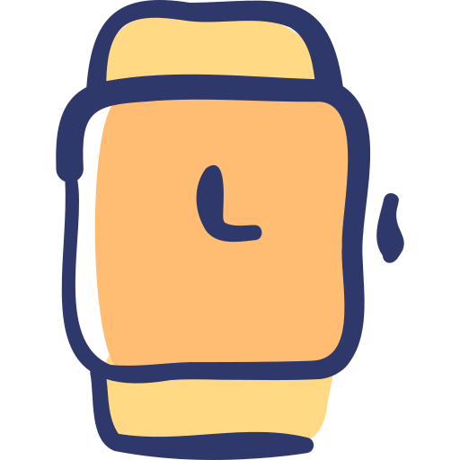 orologio Basic Hand Drawn Lineal Color icona
