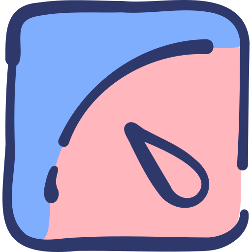 tachometer Basic Hand Drawn Lineal Color icon
