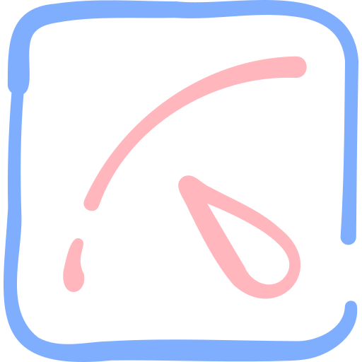 スピードメーター Basic Hand Drawn Color icon