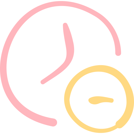 時計 Basic Hand Drawn Color icon
