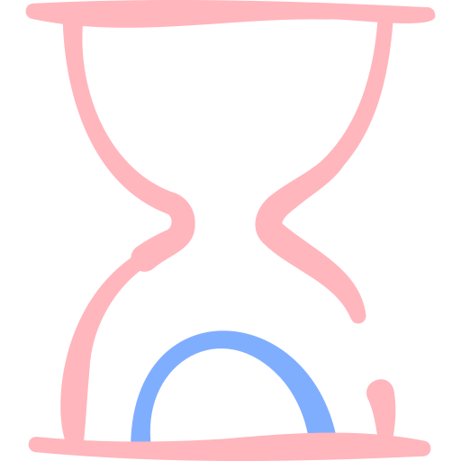hora Basic Hand Drawn Color icono