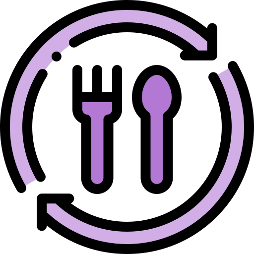 Food Detailed Rounded Lineal color icon