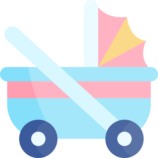 kinderwagen Kawaii Flat icon