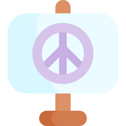 평화 Kawaii Flat icon