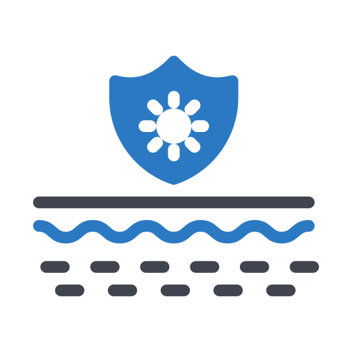proteccion solar Generic Blue icono