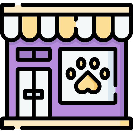 la tienda de animales Special Lineal color icono