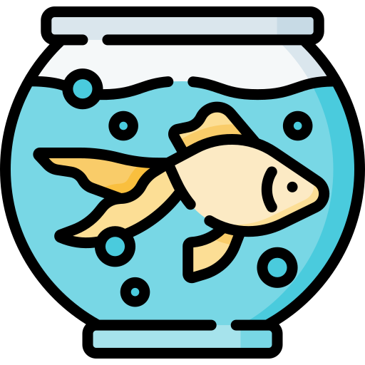 金魚鉢 Special Lineal color icon