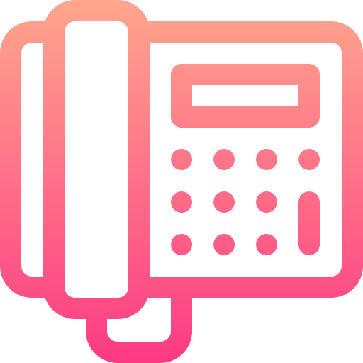 telefon Basic Gradient Lineal color icon