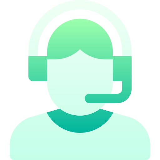 Customer support Basic Gradient Gradient icon