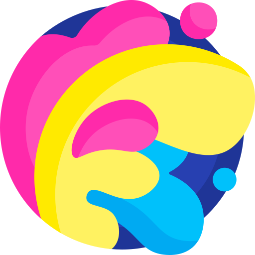 추상적 인 모양 Detailed Flat Circular Flat icon