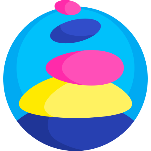abstracte vorm Detailed Flat Circular Flat icoon