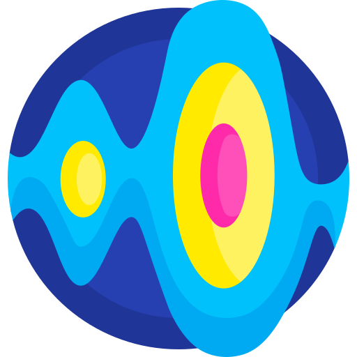 abstrakcyjny kształt Detailed Flat Circular Flat ikona