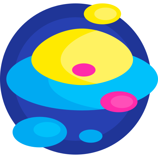 forma abstracta Detailed Flat Circular Flat icono