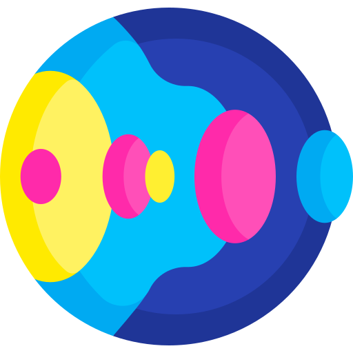 abstrakcyjny kształt Detailed Flat Circular Flat ikona