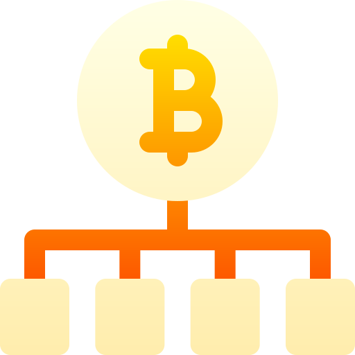 bitcoin Basic Gradient Gradient Ícone