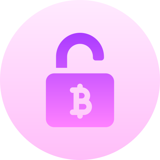 Unlock Basic Gradient Circular icon