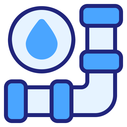 Водопроводная труба Generic Blue иконка