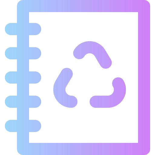 Recycling Super Basic Rounded Gradient icon