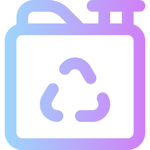 Recycling Super Basic Rounded Gradient icon