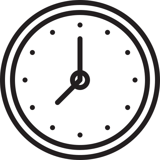 Time Generic Detailed Outline icon
