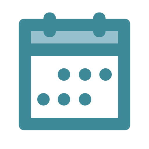 kalender Generic Fill & Lineal icoon