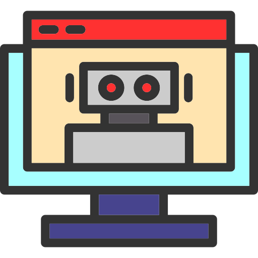 Bot Generic Outline Color icon