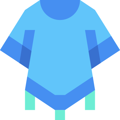 poncho Generic Blue icono