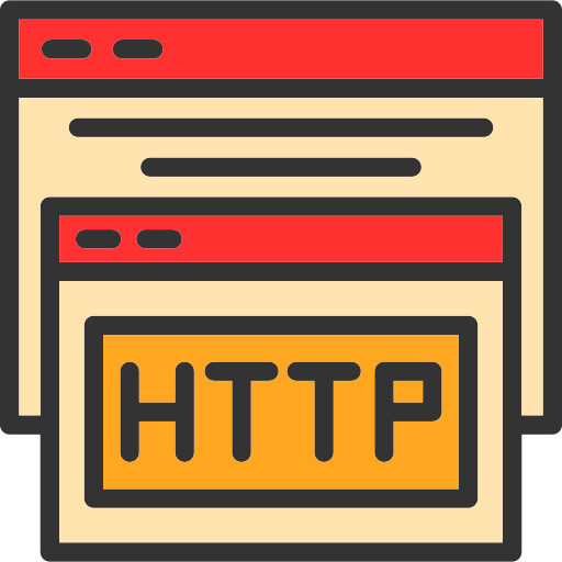 http Generic Outline Color icono