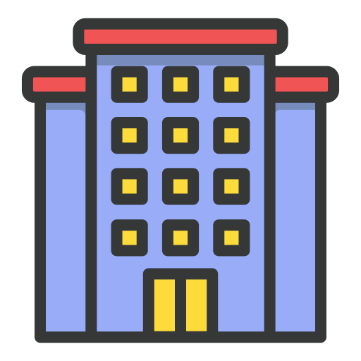 아파트 Generic Outline Color icon
