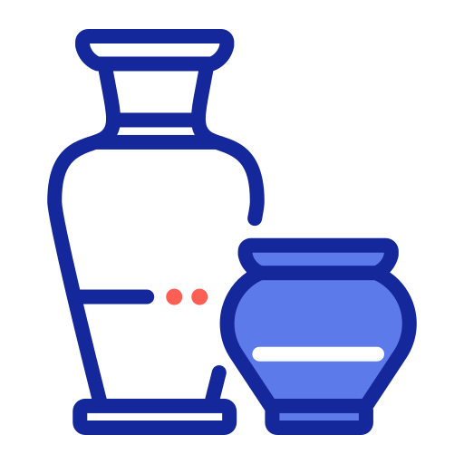 Vase Generic Blue icon