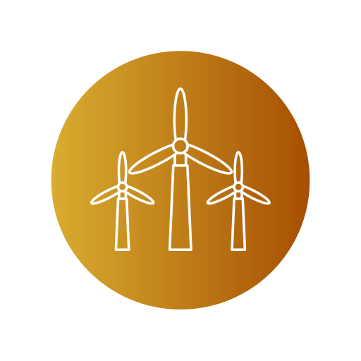 Wind power Generic Flat Gradient icon