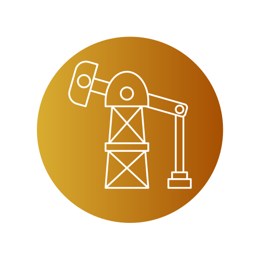 Oil mining Generic Flat Gradient icon