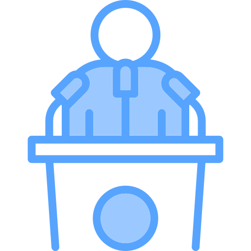 회의 Generic Blue icon