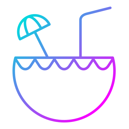 kokosnusswasser Generic Gradient icon