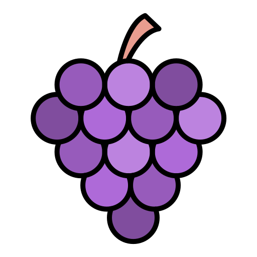 winogrona Generic color lineal-color ikona