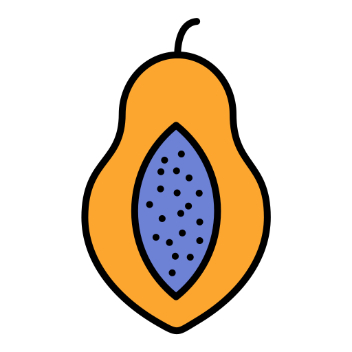 パパイヤ Generic color lineal-color icon