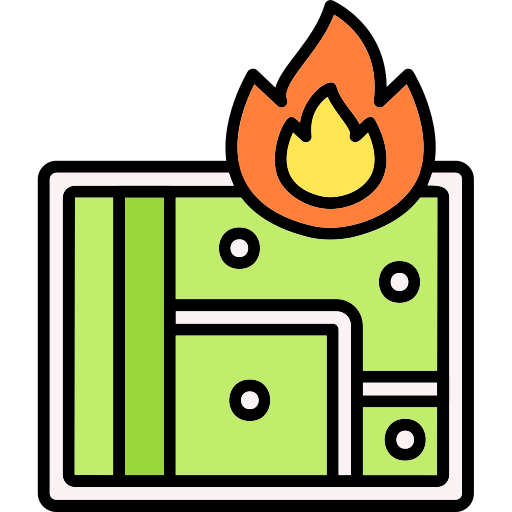 Fire location Generic Outline Color icon