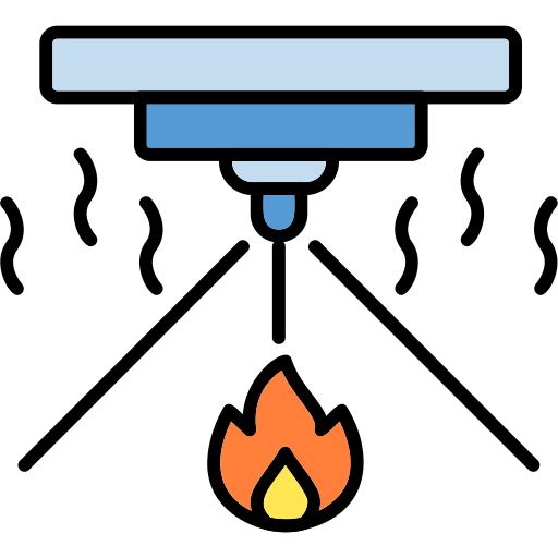 火災センサー Generic Outline Color icon