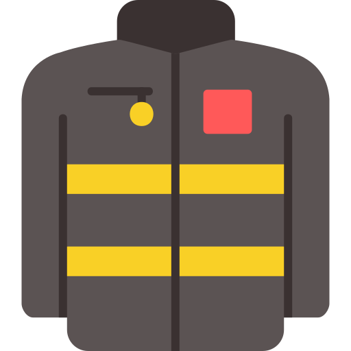 brandweer uniform Generic Flat icoon
