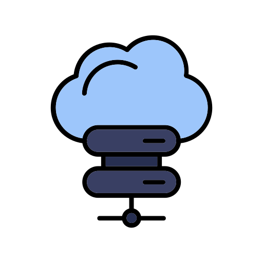 cloud opslag Generic Outline Color icoon