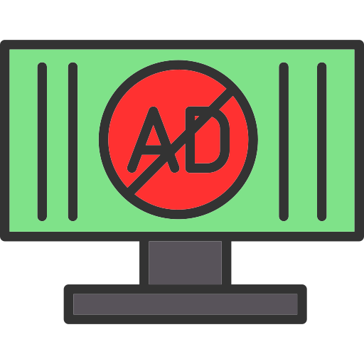 Ad blocker Generic Outline Color icon