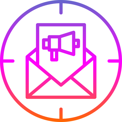 e-mail marketing Generic Gradient icon