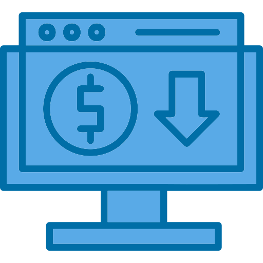 Income Generic Blue icon