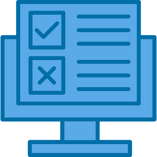 online survey Generic Blue icono
