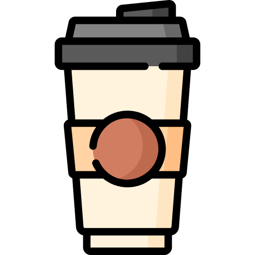 café Special Lineal color icono