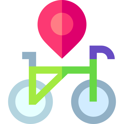 自転車 Basic Straight Flat icon